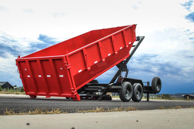 A close-up of the Speedy Dumpsters logo on a truck side
