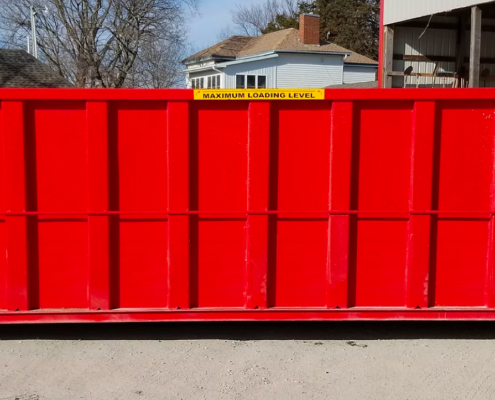 Remodeling debris bin by Speedy Dumpsters