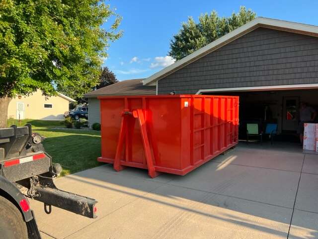 Residential waste container by Speedy Dumpsters